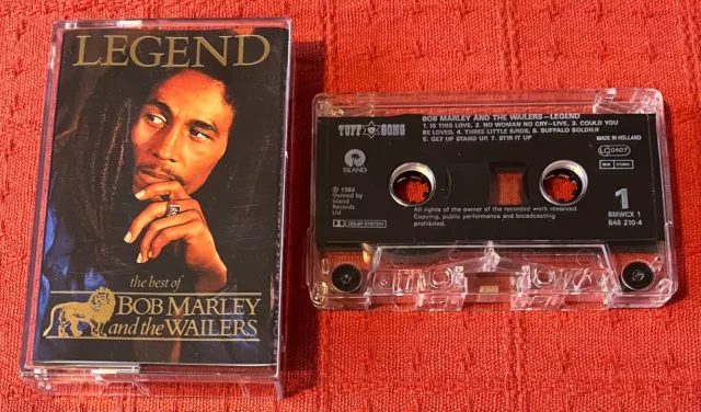 Bob Marley & The Wailers - Uk Cassette Tape - Legend (Best Of/Greatest Hits)