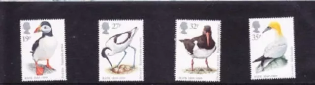 Mint 1989 Gb Rspb Royal Royal Society Of Protection Of Birds Birds Stamp Set