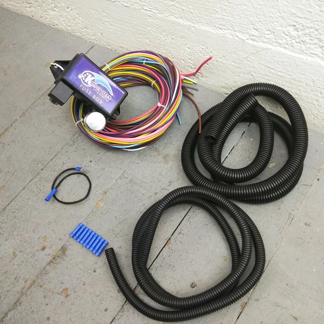 WIRE HARNESS FUSE Block Upgrade Kit for Early Fits Chrysler street rod