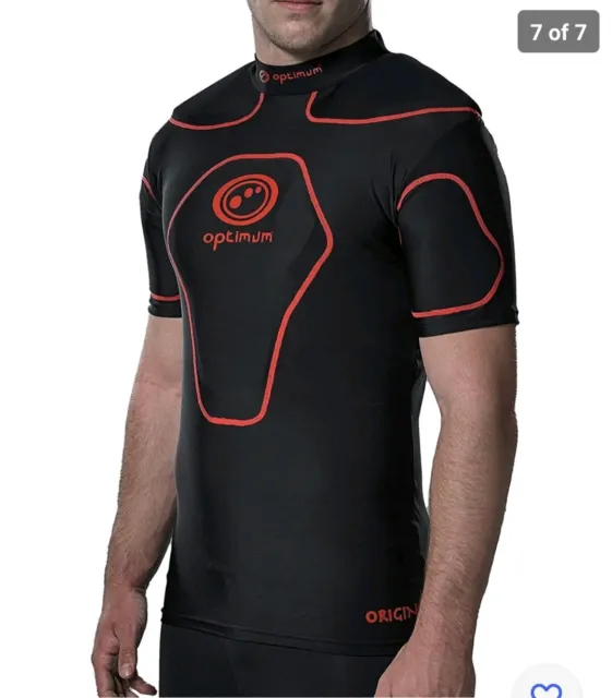 Optimum Origin Protective Padded Rugby Top Red Kids & Adult  £23.49 to £33.49