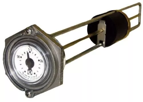 Rochester 8680 Series Flat Dial Vertical Spiral Fuel Level Gauge x 5.5"