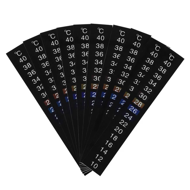 Thermometer Strip Stick on Aquarium Sticker Temperature Strips