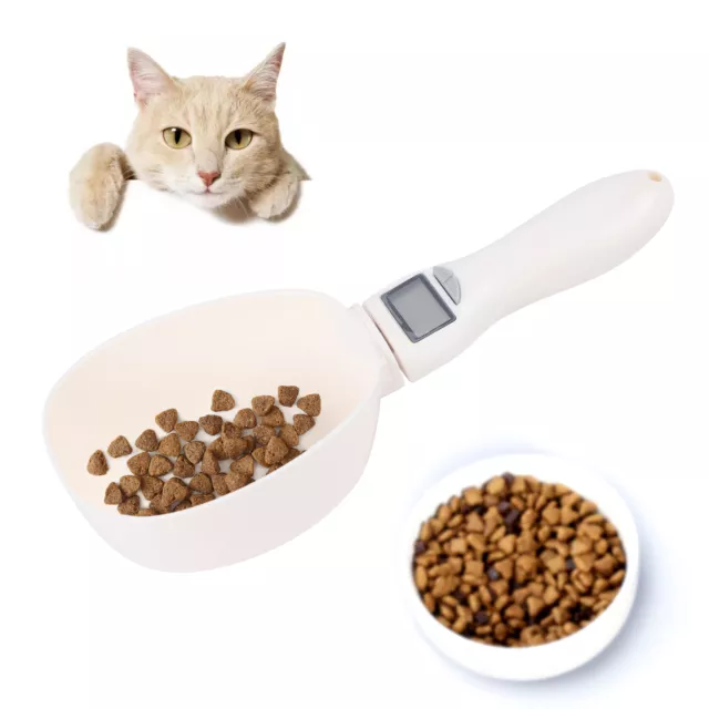 LCD Pet Food Scoop Precise Dog Food Measuring Cup Cat Food Scooper  US