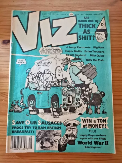 Viz Magazine issue # 38 - July 1989 / Biffa * Mellie * Vern * Fartpants
