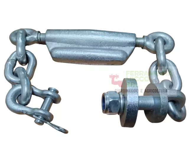 Catena Di Imbrigliamento AMA Per Trattore Landini 6500 - 2+2 Maglie, Filettatura M16x2, Lungh. Min 515mm - Foto 6