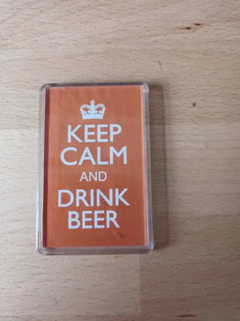 Fridge Magnet, Keep Calm And Drink Beer New