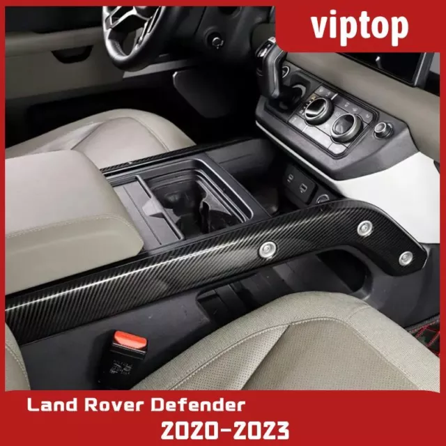 For Land Rover Defender 20-2023 Carbon ABS Center Console Side Bars Frame Cover