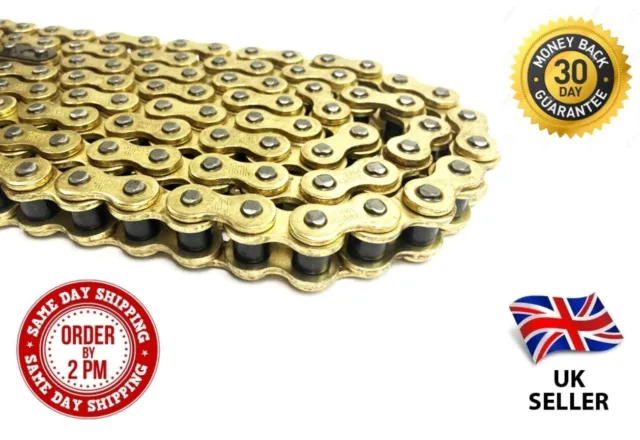 Gold Motorcycle Drive Chain Heavy Duty 530-102 for Royal Enfield Bullet 350 2003