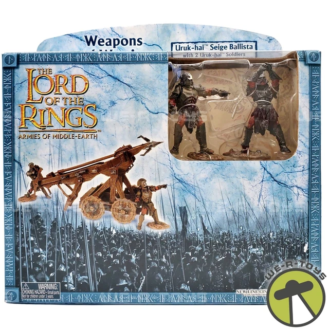 THE LORD OF the Rings Armies of Middle-Earth Uruk-Hai Seige Figures ...