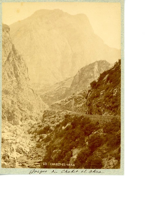 Tirage Albuminé Vintage Algérie - Gourbi Kabyle, Circa 1882 - Format 10x15 Cm