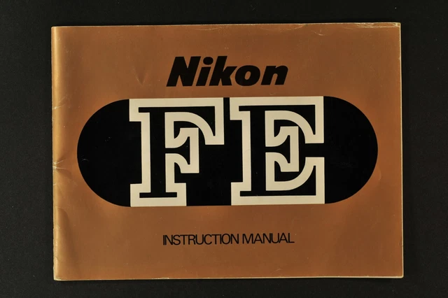 Istruzioni per l'uso per Nikon FE (inglese) instruction manual