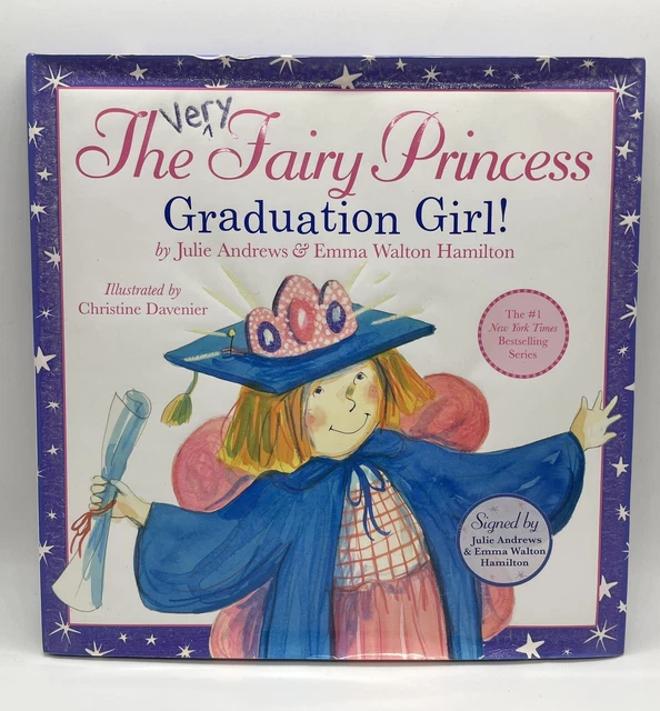 Julie Andrews +1 Signed Book The Very Fairy Princess Graduation Girl JSA COA