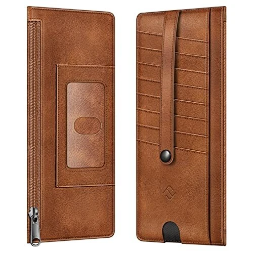 Slim Credit Card Wallet Holder Change Pouch, RFID Blocking Business Cards