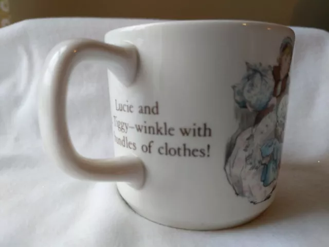 MRS. TIGGY - WINKLE Wedgwood of Etruria & Barlaston Beatrix Potter Design Mug