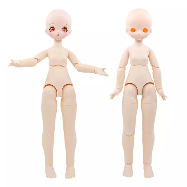 1/4 BJD Doll Plastic Nude Doll 16 Inch Height Ball Jointed Doll DIY Toy for Kids