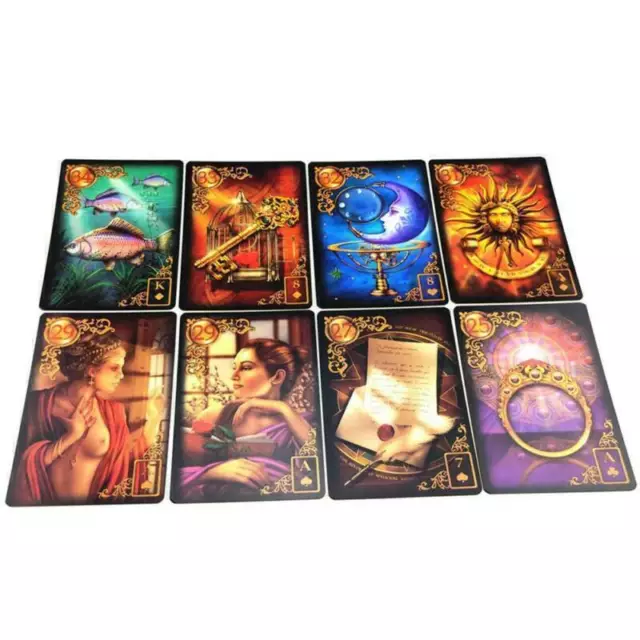 47  Reverie Brettspiel Familie Spiel  Tarotkarten Lenormand Oracle Karten Golden