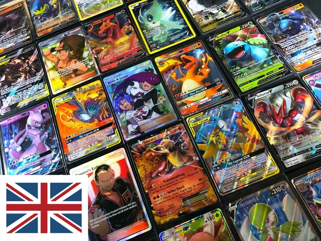 100 Pokemon Karten ● HOLOS ● GX / V / VMAX / VSTAR ● Original Englisch Sammlung
