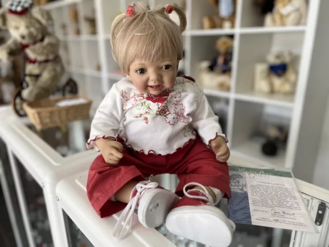 Doris Stannat artist doll vinyl doll 55 cm - excellent condition