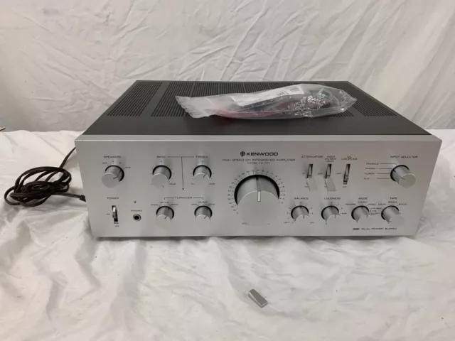 KENWOOD KA-701 High Speed DC Integrated Stereo Amplifier Recapped ( Read)