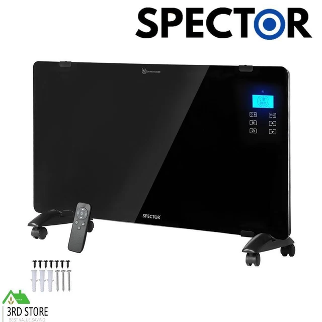 ARLEC 2200W WHITE Glass Panel Heater Touch Control and Remote Control/Wall  Mount $209.00 - PicClick AU
