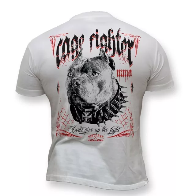 T-shirt uomo maniche corte Dirty Ray Martial Arts MMA Fighter Uomo manica corta DT1