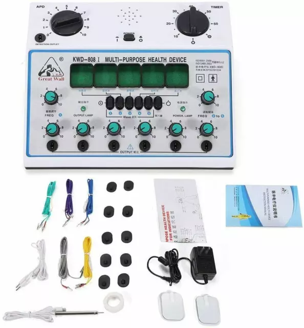 Electric Acupuncture Stimulator Machine Electrical nerve muscle stimulator 6 out