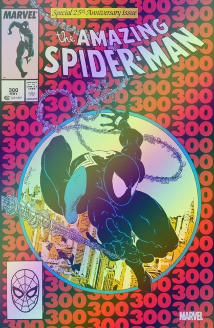 Amazing Spider-Man #300_Unknown Comics Exclusive Foil Facsimile Virgin Variant!