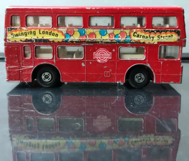 MATCHBOX The Londoner Carnaby Street Super Kings K-15 1972 LESNEY Made England