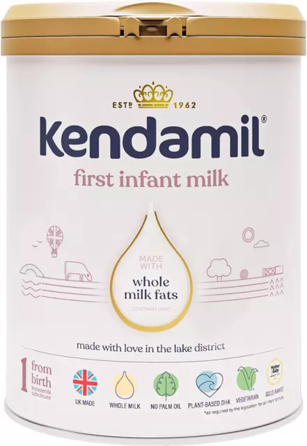 Kendamil First Infant Milk Stage 1 (0-6 Months) - 800g