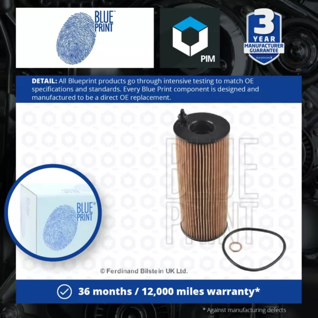 Oil Filter fits BMW 120D 2.0D 07 to 13 Blue Print 11427805707 11427807177 New