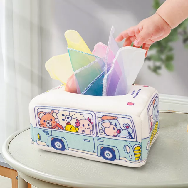Montessori Toys Magic Tissue Box Baby Educational Learning Activity Sensory Toy