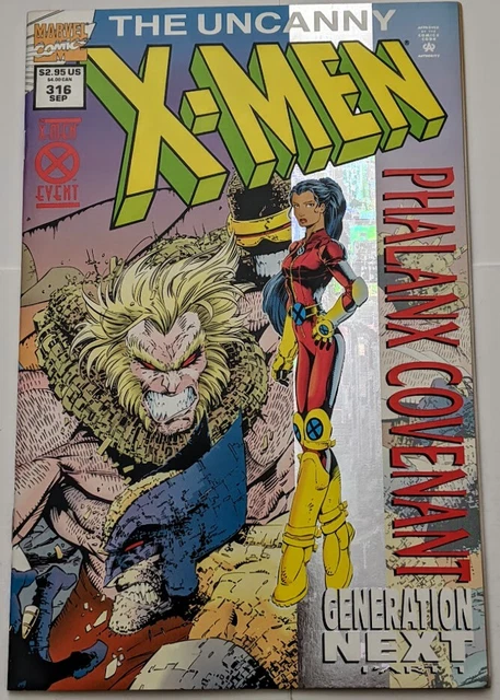 Uncanny X-Men #316 (1994) **1St Appearance Monet St. Croix. Foil Strip Cover**