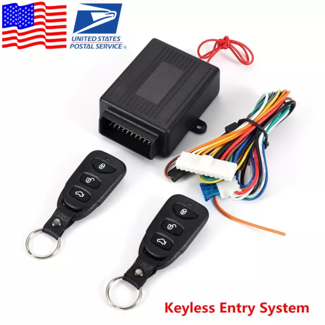 Universal Car Keyless Entry Remote Control Door Lock Security Alarm System (USA)