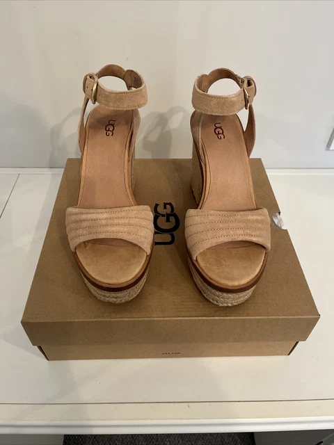 UGG LAYNCE SANDALS Women s Shoes Brown 102.99 PicClick UK