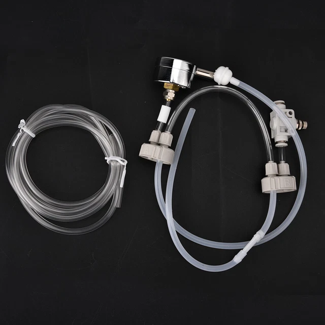 DIY CO2 GENERATOR System Kit D201 Tube Valve Guage For Aquarium Water