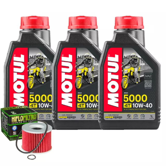 Kit de Mantenimiento Aceite Motul 5000 10W40 Para Benelli