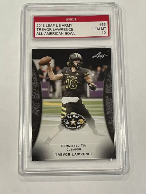 Trevor Lawrence 2018 Leaf US Army All American Bowl Card #55