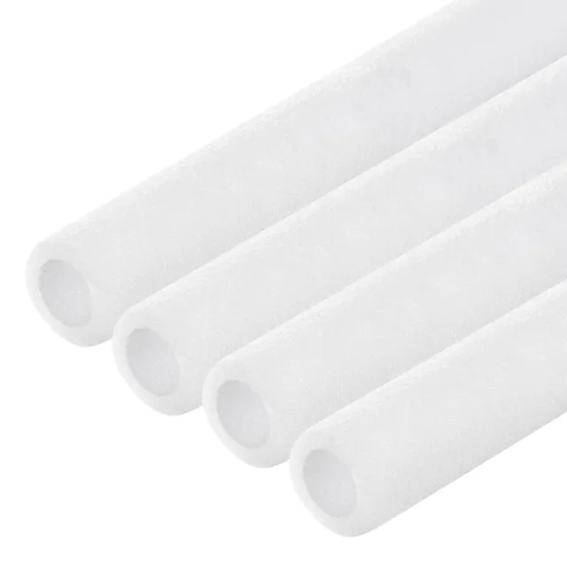 Foam Tube Sponge Protection Sleeve Heat Preservation 25mmx15mmx500mm, Pack of 4