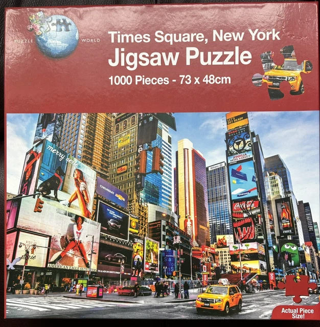 TIMES SQUARE, NEW York City jigsaw puzzle. 1000 pieces by Puzzle World ...