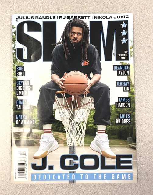 SLAM MAGAZINE, J. Cole Cover, June-July 2021, Harden Centerfold Poster, Sue Bird EUR 14,85