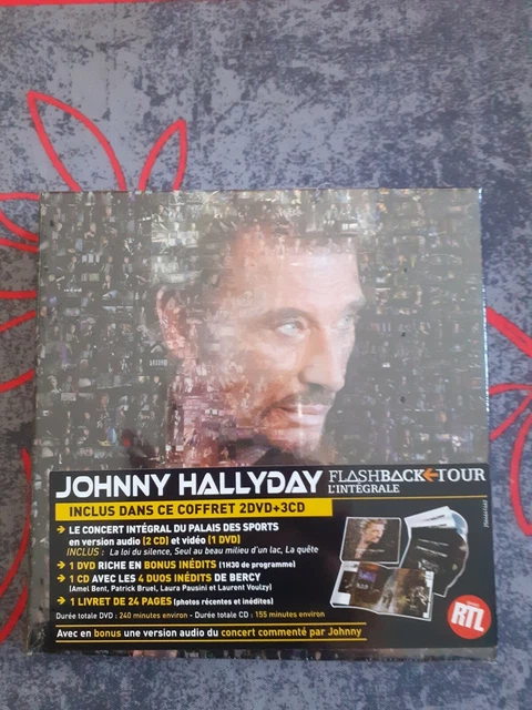 JOHNNY HALLYDAY FLASHBACK Tour Complete Box Set 3CD+2DVD Limited Sealed ...