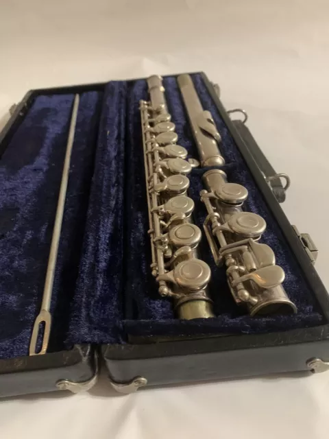 🎶 Haynes Schwelm Co Boston Mass. Student Flute | With Case | Hand made