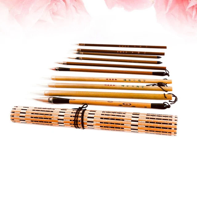 Pincel chino acuarela Sumi pintura pinceles dibujo pluma gouache caligrafía