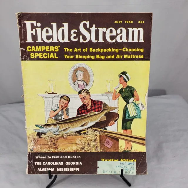 FIELD AND STREAM Vintage June 1957 Magazine Hunting Fishing