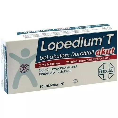 3x LOPEDIUM T akut bei akutem Durchfall Tabletten 10 St PZN: 3928406