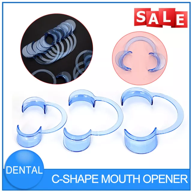 200Pcs L/M/S Teeth Whitening Intraoral Cheek Lip Retractor Mouth Opener C-Shape