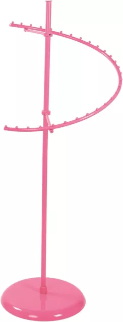 Spiral Clothing Rack Clothes Garment Retail Store Hot Pink 29 Ball 63" H