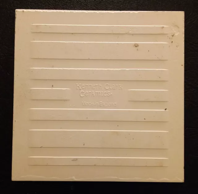 Kenneth Clark Ceramics William Morris repro tile "Primrose" 154 x 154 x 6.5 mm 2