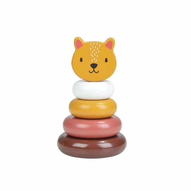 Paris Prix - Jouet D'éveil Enfant "sweet Savane" 13cm Multicolore