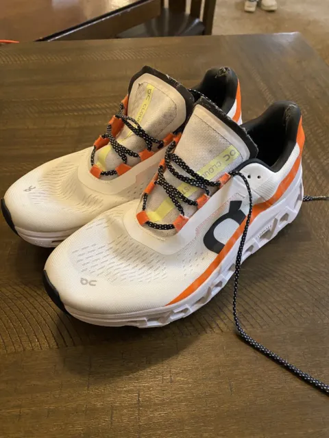 OC On Cloud Monster Men’s Size 10 US Sneakers Running Shoes Orange White